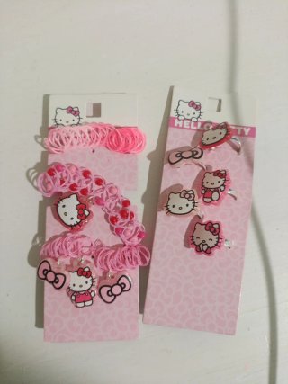 Lote Accesorios Hello Kitty niña