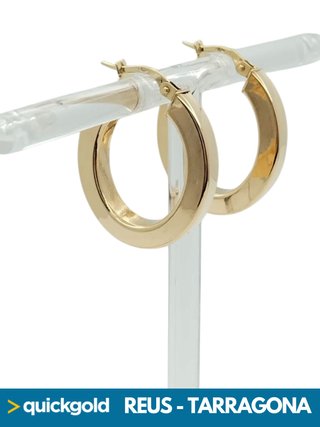 035-04-00951 AROS ORO 18K OVALADOS