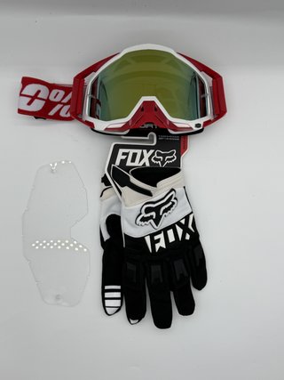 Gafas 100% y Guantes Fox Nuevos 48