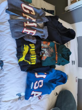 Pack de 5 sudaderas variadas