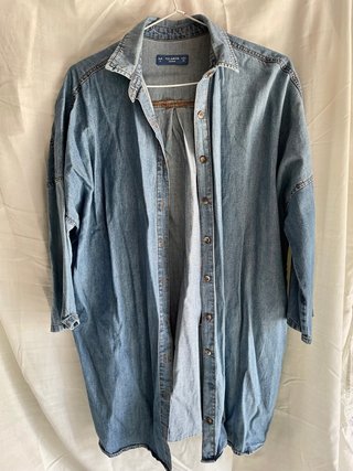 Camisa Vaquera Larga Pull&Bear