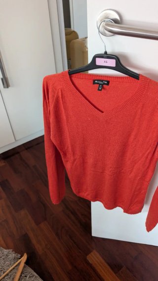 Jersey Massimo Dutti Rojo Talla XS