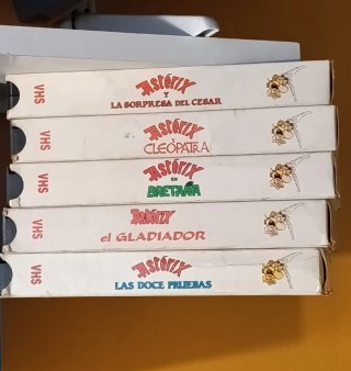 Lote 5 Cintas VHS Astérix (Diario 16)