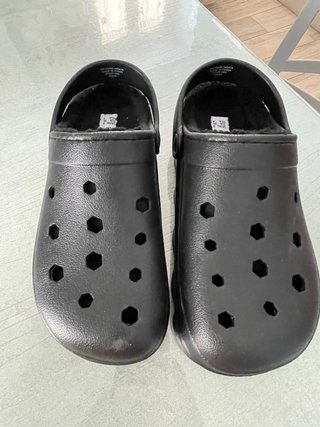 Pantofole bambino nere taglia 36