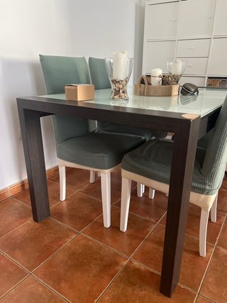 Mesa de Salón con 4 Sillas