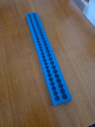 Molde de Silicona Azul