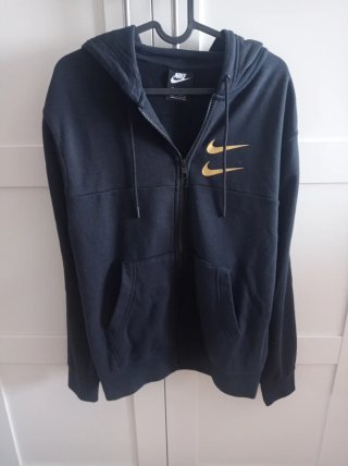 Sudadera Nike Negra con Cremallera