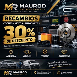 Recambios para Coches, Motos y Furgonetas