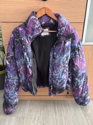Chaquetón Bershka Estampado Galaxia
