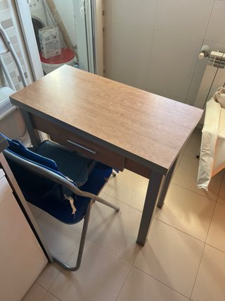 Mesa de cocina desplegable