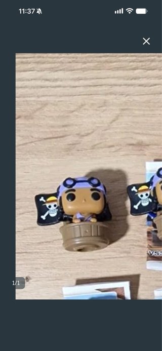 Funko kinder joy One Piece ussop y mr5