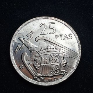 Moneda de 25 Pesetas 1957 69***