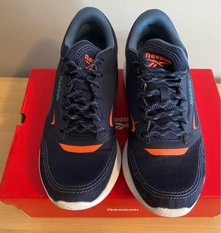 Zapatillas Running Reebok Azul y Naranja