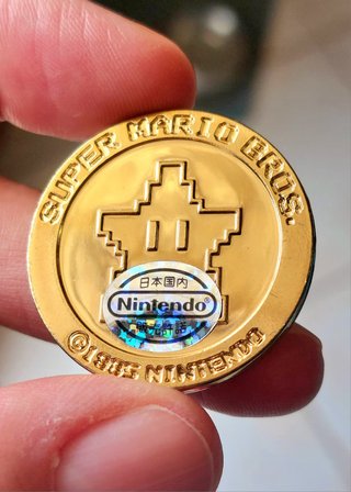 Moneta Super Mario Bros. Nintendo