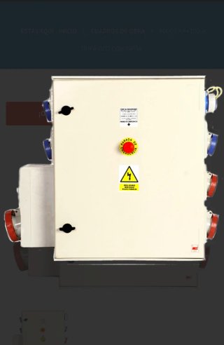 Cuadro Eléctrico de Obra Trifásico con grúa