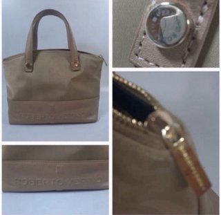 Bolso de mano Roberto Verino beige