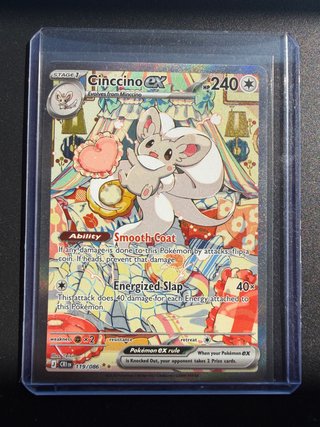 Carta Pokémon Cinccino EX 119/086