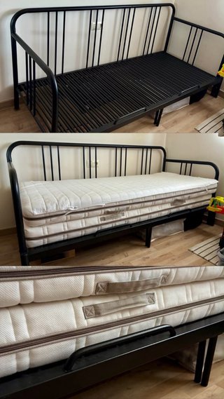 Diván Cama Extensible con 2 Colchones