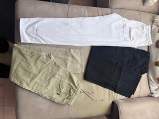 Lote de 3 Pantalones de Lino para Hombre