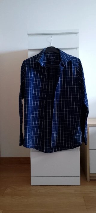 Camisa Azul de Cuadros 39/40