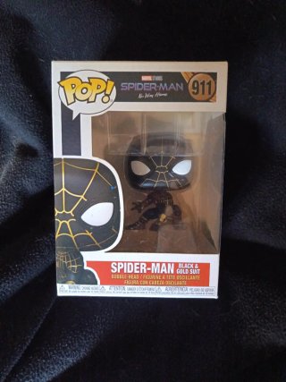 Funko Pop Spider-Man Black & Gold Suit 911