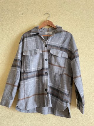Chaqueta de cuadros Pull&Bear