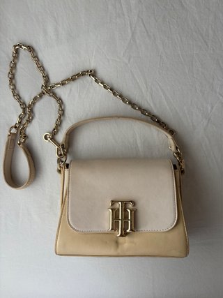 Bolso Tommy Hilfiger Beige y Blanco
