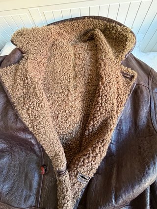 Chaquetón de Piel de Borrego Marrón