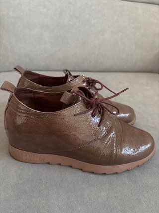 Zapatos Blucher Hispanitas Piel Cuña Talla 37