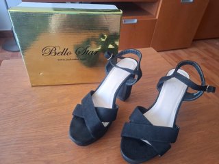 Zapatos de fiesta plataforma negros