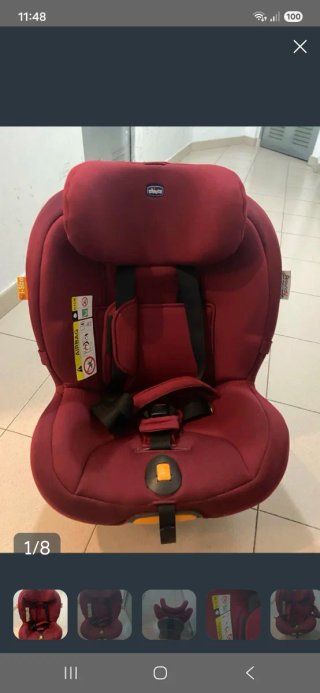 Silla de coche Chicco color granate