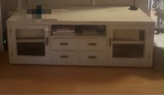 Mueble TV de madera restaurado