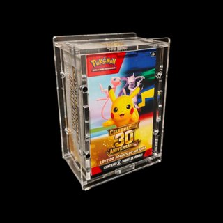 Case acrílico Booster Bundle Pokémon modelo nuevo