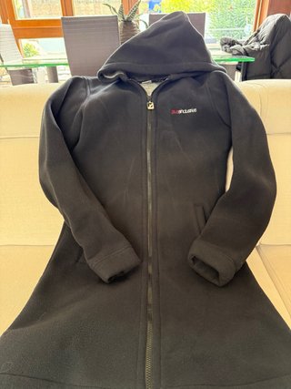 Abrigo de Forro Polar Negro Zus Industries