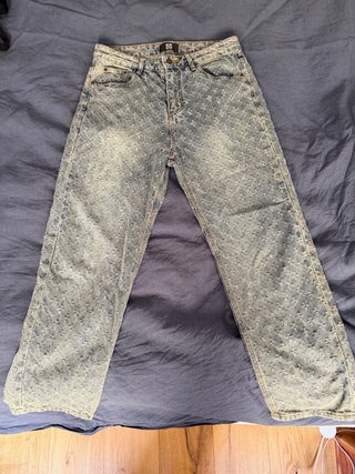 Pantalones Vaqueros Efecto Desgastado