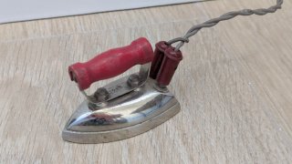 Mini Plancha Eléctrica Vintage 125V