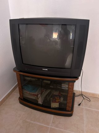 Televisión Philips28 pulgadas CRT + TDT aparato