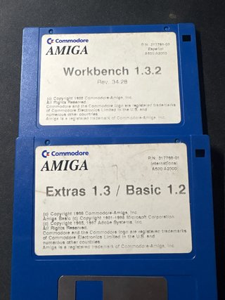 Disquetes Commodore Amiga Workbench 1.3.2