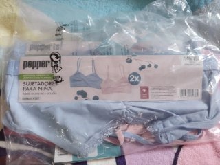 Pack 2 Sujetadores Niña Pepperts