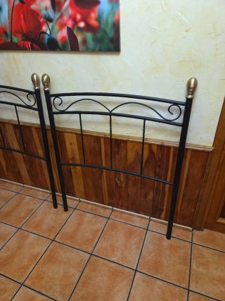 2 Cabeceros de Hierro 95 cm