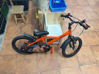 Bicicleta Infantil B-Twin Naranja
