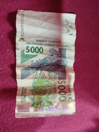 Billete de 5000 Francos CFA