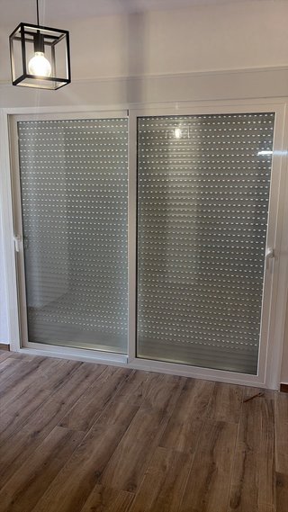 Mampara Corredera de PVC Blanco