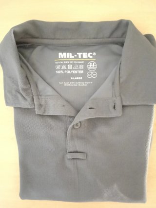 Polo Mil-Tec Gris Talla XL