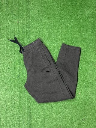 Puma Grey S Long Cotton Sport Pants Tracksuit