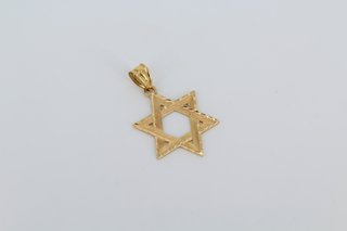 Colgante Estrella de David en Oro 18k.R:03-00308
