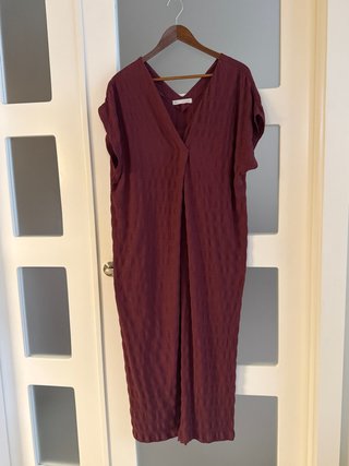 Vestido Túnica Rosa Oscuro
