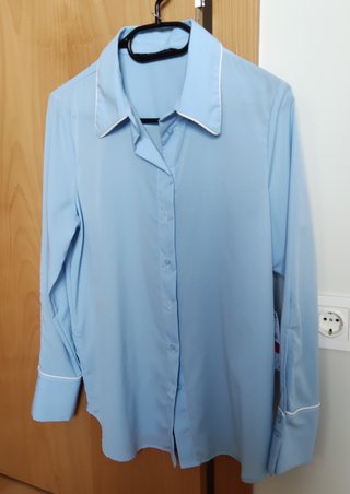 Camisa Zara Azul claro Talla M