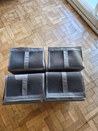 Set de 4 Cajas para Zapatos IKEA Skubb