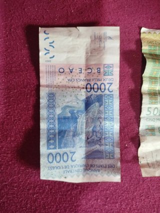 Billete 2000 Francos CFA BCEAO